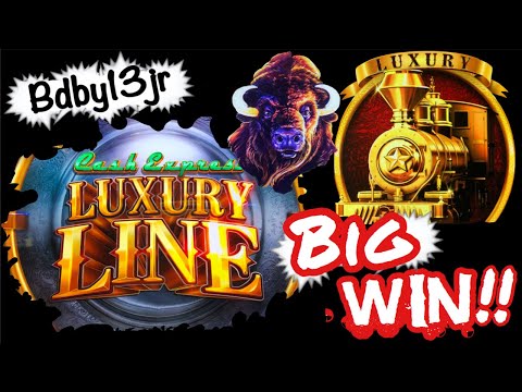 OMG!! 💥 INSANE POTENTIAL ON CASH EXPRESS LUXURY LINE SLOT MACHINE- BIG WIN AT THE CASINO