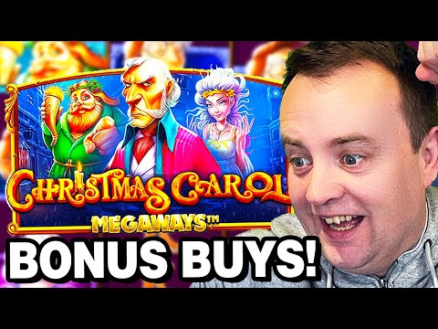 BIG WIN on Christmas Carol Megaways BONUS BUYS!!