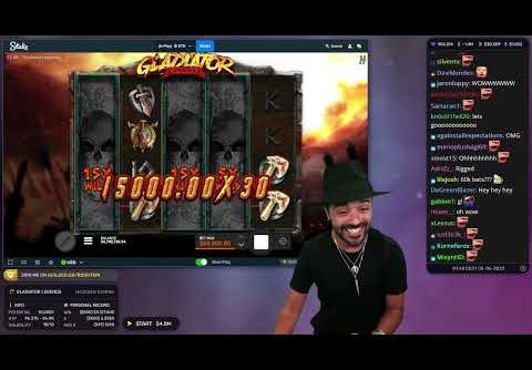 INSANE WIN – ROSHTEIN HIT 1.5M+ ON GLADIATOR LEGENDS ! INSANE HIT ! CASINO SESSION!!