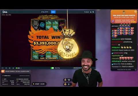 INSANE WIN  – ROSHTEIN INSANE HIT 3M+ ON BORN WILD ! THIS IS HUGE INSANE SETUP ! CASINO SESSION !!!