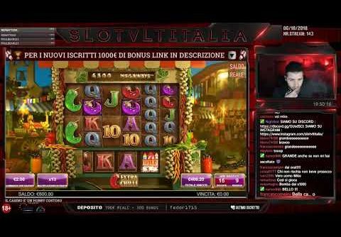 EXTRA CHILLI SLOT! 24 FREE SPINS! CASINO ITALIANO! SUPER BIG WIN   GRANDE VINCITA