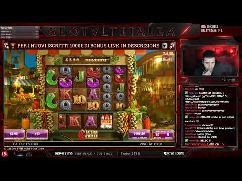 EXTRA CHILLI SLOT! 24 FREE SPINS! CASINO ITALIANO! SUPER BIG WIN   GRANDE VINCITA