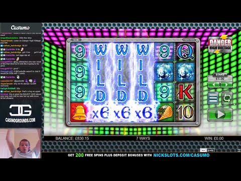 HUGE WIN on Danger High Voltage Slot – £5 Bet