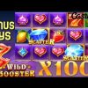 MEGA WIN at Wild Booster | 100X PAYBACK Multiple Bonus Buys| #casinoslots #bonusbuys