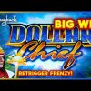 RETRIGGER FRENZY! Dollar Chief Slot – BIG WIN BONUS!