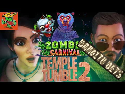 NEW SLOT GAMES! HURRY! MEGA WIN! || Temple Tumble 2 + Zombie Carnival || Pulsz.com