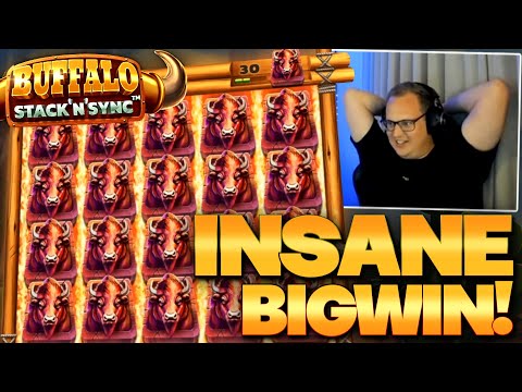 INSANE BIG WIN on Buffalo Stack ‘N Sync! (NEW SLOT)