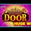 5 Treasures Golden Door Slot – HUGE WIN BONUS!