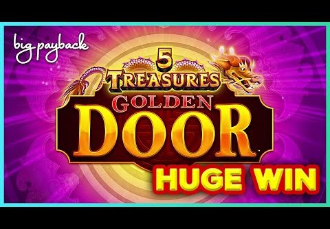 5 Treasures Golden Door Slot – HUGE WIN BONUS!