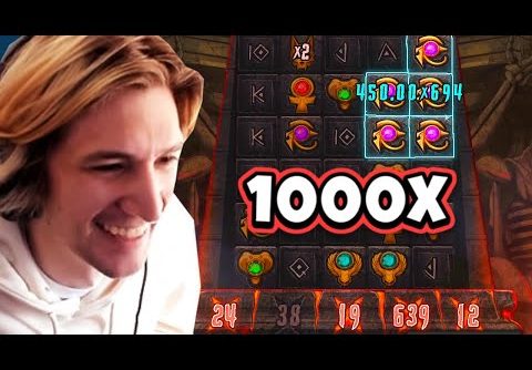 INSANE 1000x HAND OF ANUBUS WIN! XQC GAMBLING HIGHLIGHTS