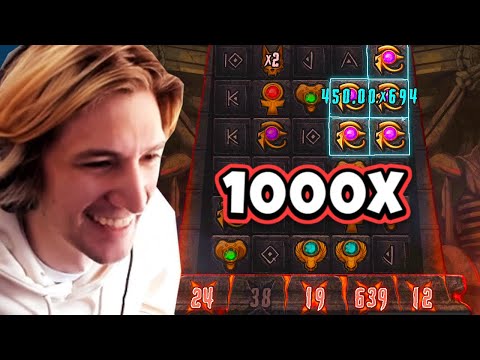 INSANE 1000x HAND OF ANUBUS WIN! XQC GAMBLING HIGHLIGHTS