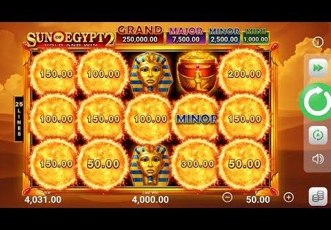 🧟‍♂️Slots Mega Win Today🔥Sun Of Egypt 2 🎰Boongo 🎮’s