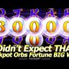 I Didn’t Expect THAT! Surprise Feature! MEGA BIG WIN in Jackpot Orbs Fortune slot machine by Konami!