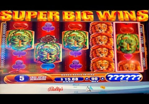 **SUPER BIG WINS!** INSANE RETRIGGERS! King of Africa Slot Machine Bonus