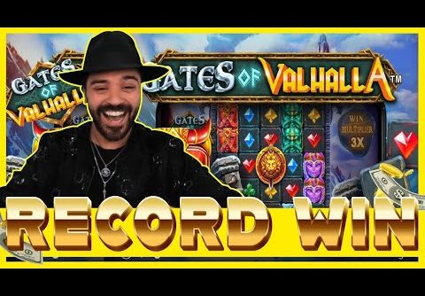 ROSHTEIN NEW RECORD WIN ON GATES OF VALHALLA!! HUGE