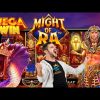 Super Big Win from Might Of Ra Slot | Biggest Wins & Mega Jackpots
