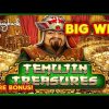 RARE FEATURES! Temujin Treasures Slot – VERY NICE!!