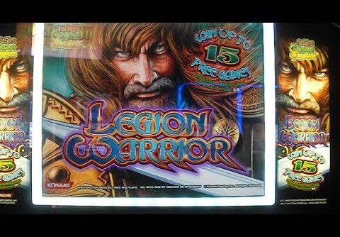 Legion Warrior MAX BET BIG WIN Slot Machine Bonus Round Free Games