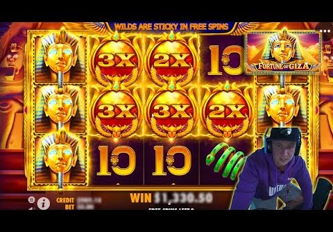 WORLD RECORD WIN ON NEW FORTUNE OF GIZA SLOT!! $10,000+ WIN