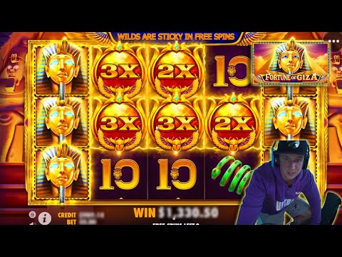 WORLD RECORD WIN ON NEW FORTUNE OF GIZA SLOT!! $10,000+ WIN