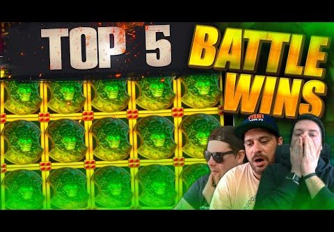 5 BIGGEST SLOT BATTLE WINS!!