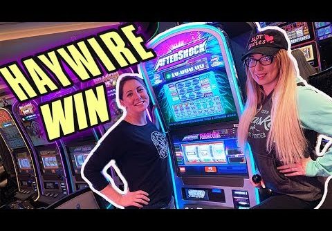 Slot Ladies HIT the AFTERSHOCK HAYWIRE! Laycee’s Big Win! | Slot Ladies