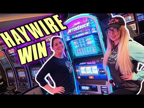 Slot Ladies HIT the AFTERSHOCK HAYWIRE! Laycee’s Big Win! | Slot Ladies