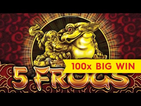 5 Frogs Slot – Super Feature Retrigger Bonus!