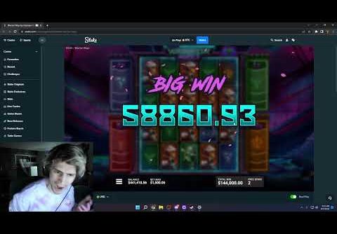 INSANE WIN !!! xQc  – 1.3MILION on Warrior Ways! BIG WIN ! CASINO SESSION