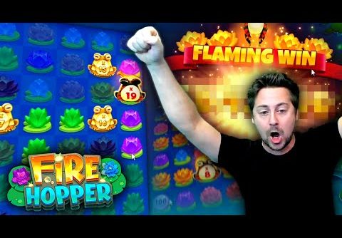 FLAMING BIG WIN on Fire Hopper! (Bonus Highlight)