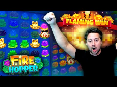 FLAMING BIG WIN on Fire Hopper! (Bonus Highlight)
