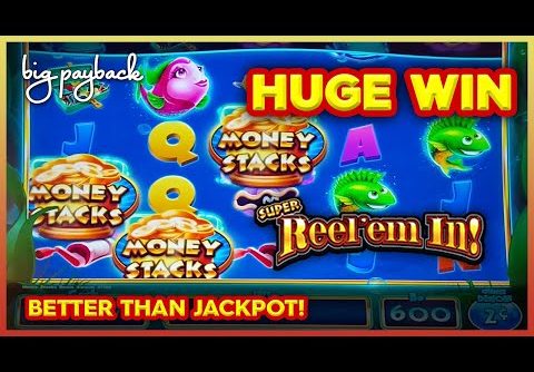 BETTER THAN JACKPOT! Super Reel ‘Em In Slot – I JUST KEPT WINNING!