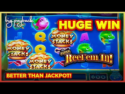 BETTER THAN JACKPOT! Super Reel ‘Em In Slot – I JUST KEPT WINNING!