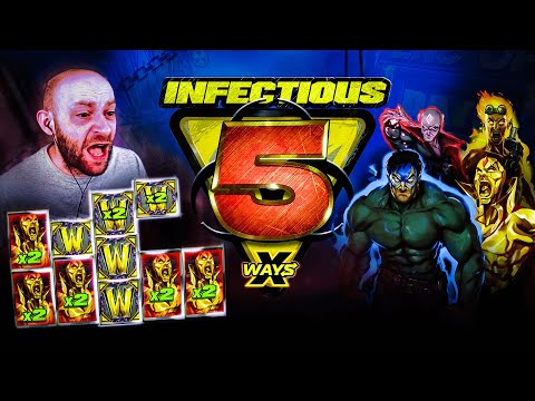 HUGE WIN on Infectious 5 XWays: NEW SLOT on first day of release!