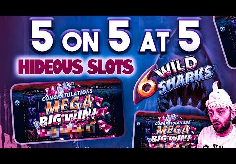 Online Slots: Mega Wins on 6 Wild Sharks – 5 on 5 at 5!