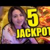 $1,000,000 Dragon Link & I WIN 5 Jackpots In Vegas!