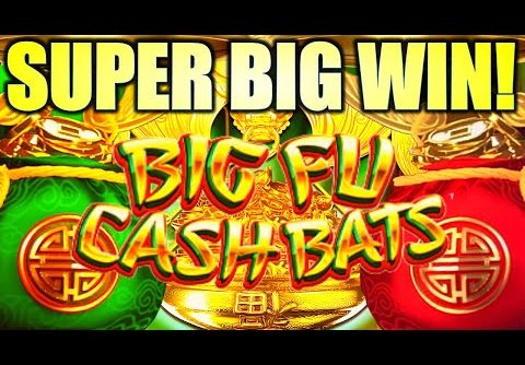 SUPER BIG WIN!! LUCK ARRIVED!! BIG FU CASH BATS Slot Machine (ARISTOCRAT GAMING)