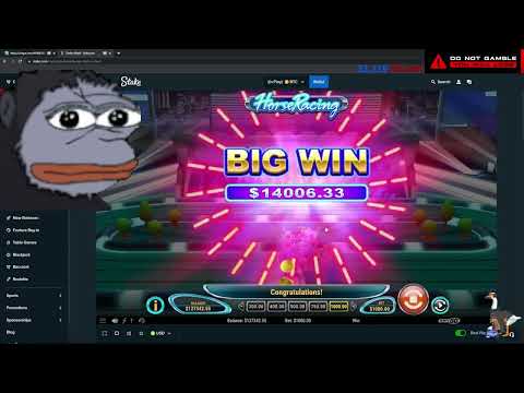 INSANE WIN ! Trainwreckstv  – HIT 1.7M ON Horse race!!! TRAINWRECKSTV BIG WIN !!