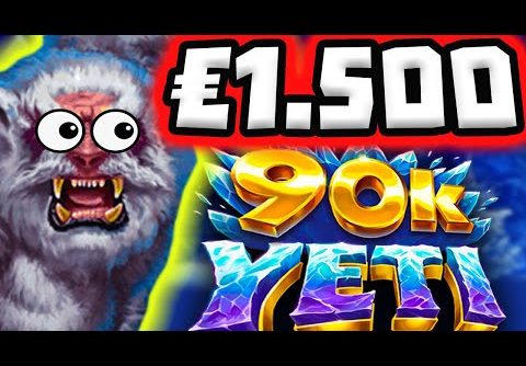 €1.500 BET SUPER SPIN 90K YETI SLOT BIG WINS‼️