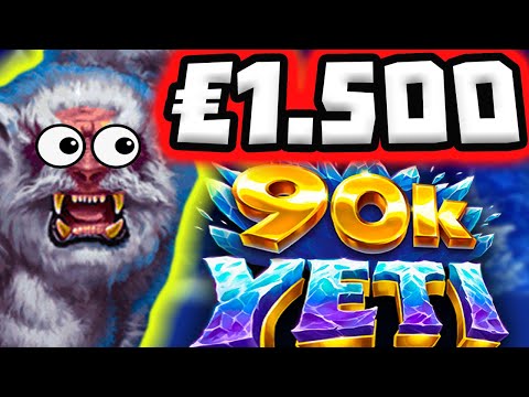 €1.500 BET SUPER SPIN 90K YETI SLOT BIG WINS‼️