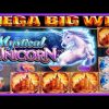**MEGA BIG WIN!** 25 FREE SPINS! Mystical Unicorn WMS Slot Machine Bonus