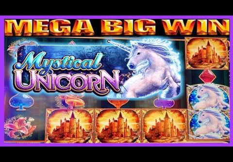**MEGA BIG WIN!** 25 FREE SPINS! Mystical Unicorn WMS Slot Machine Bonus