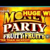 BETTER THAN JACKPOT! Money Party Link Fruity Fruity Slot – HUGE WIN!