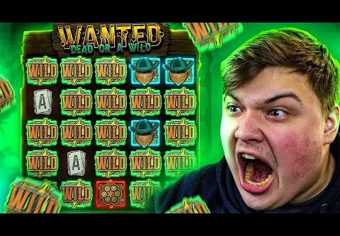 INSANE 10000X WIN On WANTED DEAD OR A WILD! (HUGE WIN)