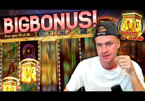 BIG BONUS! Legacy Of Dead Slot PAYS OUT!