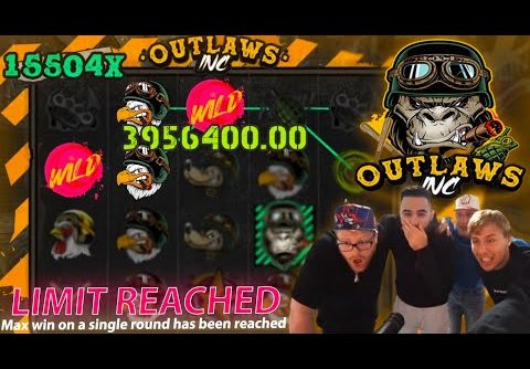 $4,000,000 MAX WIN ON NEW OUTLAWS INC SLOT! (WORLD RECORD)