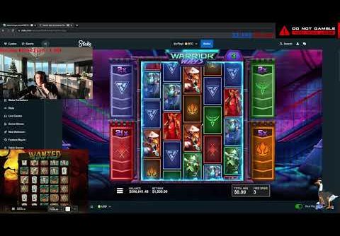 INSANE WIN ! Trainwreckstv  –  HIT 1.5M ON WARRIOR WAYS ! TRAINWRECKSTV BIG WIN ! CASINO SESSION