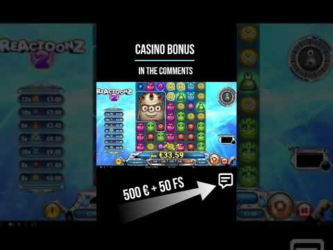 Reactoonz slot mega big win #shorts