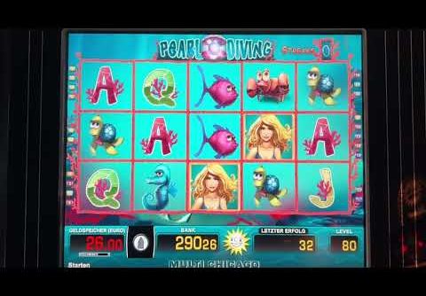 🔝👍Zocken Merkur Multi Megawin am Pearl Diving. gibt Silber Jackpot und Freegames Spielhalle Slot😎👈