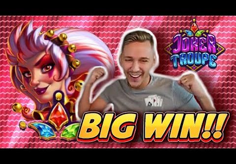 BIG WIN! JOKER TROUPE BIG WIN – Casino Slot from Casinodaddy LIVE STREAM (OLD WIN)